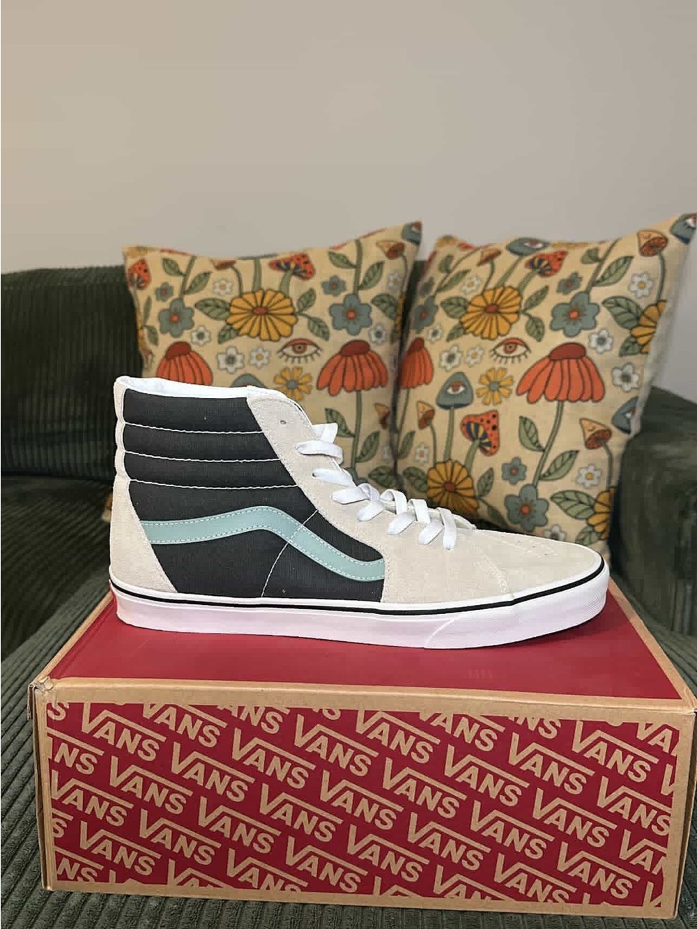 Vans Sk8-Hi Canvas/Suede/Pop Black/multi